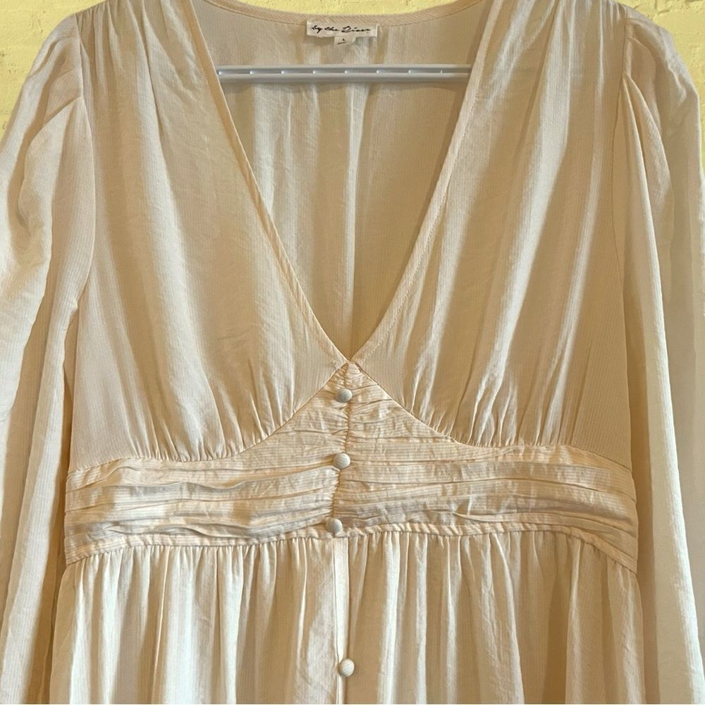 By the River Gabriella dress long billowy sleeves midi length romantic - Picture 8 of 16